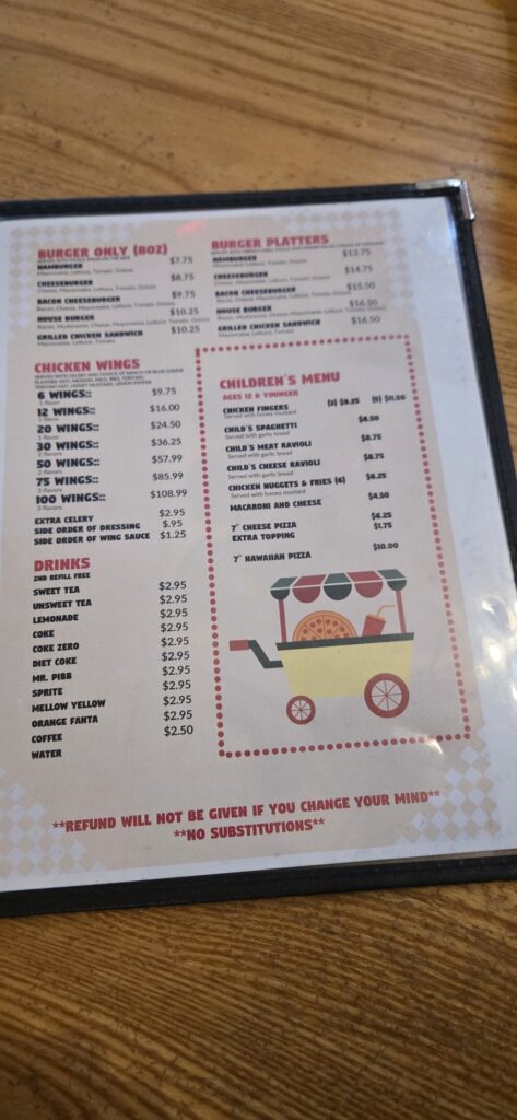Lugoff House of Pizza & Subs Menu 3