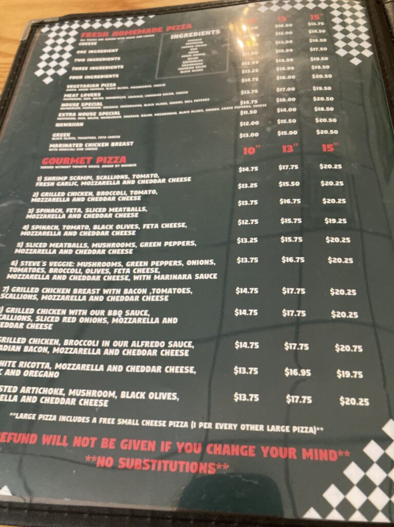 Lugoff House of Pizza & Subs Menu 4